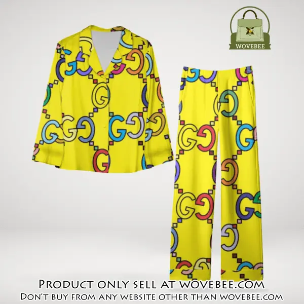 Trending luxury gc satin pajama set pjs1060 wvb1401657